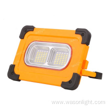 Wason 3000 Lumens Portable Waterproof Solar USB Rechargeable Super Bright LED Work Light For Repairing Outdoor Camping Emergency